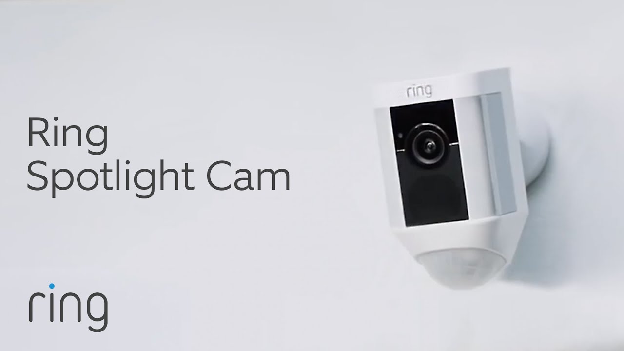 Ring Spotlight Cam | 1080 HD Video Smart Home Security with Motion LED Lights - YouTube